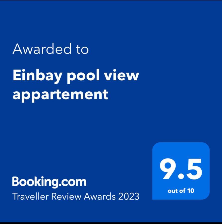 Einbay Pool View Appartement 艾因苏赫纳 外观 照片